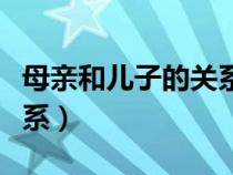 母亲和儿子的关系怎么称呼（母亲和儿子的关系）