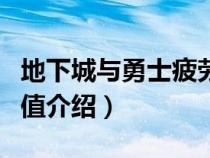 地下城与勇士疲劳值上限（地下城与勇士疲劳值介绍）