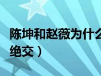 陈坤和赵薇为什么绝交了（陈坤和赵薇为什么绝交）