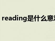 reading是什么意思（painting是什么意思）