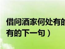 借问酒家何处有的下一句是啥（借问酒家何处有的下一句）