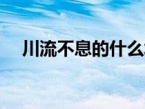 川流不息的什么填词（川流不息的什么）