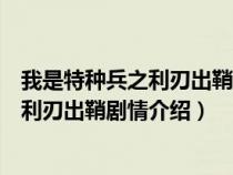 我是特种兵之利刃出鞘剧情介绍王艳兵父亲（我是特种兵之利刃出鞘剧情介绍）