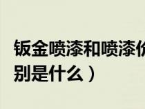 钣金喷漆和喷漆价格差多少（钣金和喷漆的区别是什么）