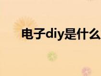 电子diy是什么意思（diy是什么意思）