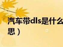 汽车带dls是什么意思（汽车dlsp键是什么意思）