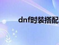 dnf时装搭配图片（dnf时装搭配）