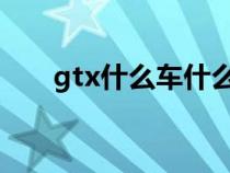 gtx什么车什么价格（GTX是什么车）