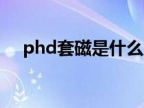 phd套磁是什么意思（套磁是什么意思）