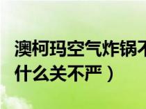 澳柯玛空气炸锅不加热了（澳柯玛空气炸锅为什么关不严）