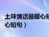 土味情话最暖心短句撩女朋友（土味情话最暖心短句）