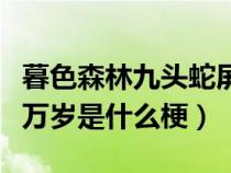 暮色森林九头蛇屏障怎么消除（阴阳师九头蛇万岁是什么梗）