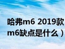 哈弗m6 2019款 配置增加了什么（19款哈弗m6缺点是什么）