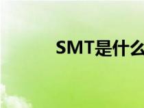 SMT是什么车型（smt是什么）