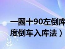 一圈十90左倒库什么时候回正方向（1圈90度倒车入库法）