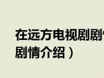 在远方电视剧剧情介绍54集（在远方电视剧剧情介绍）