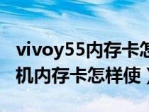 vivoy55内存卡怎么插到手机上（vivoy55手机内存卡怎样使）