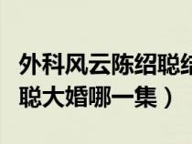 外科风云陈绍聪结婚是哪一集（外科风云陈绍聪大婚哪一集）