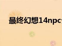 最终幻想14npc介绍（最终幻想14介绍）