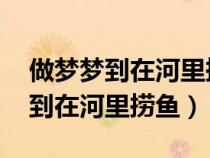 做梦梦到在河里捞鱼 捞的都是死鱼（做梦梦到在河里捞鱼）