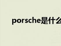 porsche是什么车（porshe是哪款车）