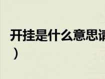 开挂是什么意思请解释一下（开挂是什么意思）