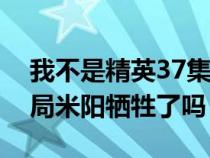 我不是精英37集米阳怎么了（我不是精英结局米阳牺牲了吗）