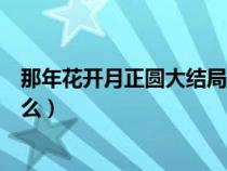 那年花开月正圆大结局是啥（那年花开月正圆的大结局是什么）