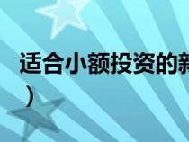 适合小额投资的新项目（适合小额投资的项目）