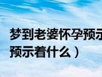 梦到老婆怀孕预示着什么预兆（梦到老婆怀孕预示着什么）