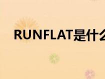 RUNFLAT是什么意思（flat是什么意思）