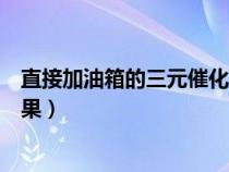 直接加油箱的三元催化清洗剂（三元催化器清洗剂有没有效果）