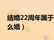 结婚22周年属于什么婚（结婚20周年属于什么婚）