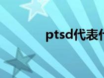 ptsd代表什么（pt代表什么）