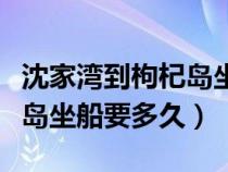 沈家湾到枸杞岛坐船几个小时（沈家湾到枸杞岛坐船要多久）