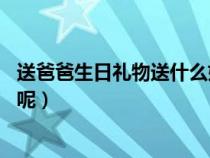 送爸爸生日礼物送什么好呢40岁（送爸爸生日礼物送什么好呢）