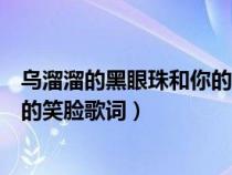 乌溜溜的黑眼珠和你的笑脸歌词大意（乌溜溜的黑眼珠和你的笑脸歌词）