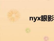 nyx眼影（nyx简单介绍）