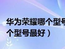 华为荣耀哪个型号性价比高一些（华为荣耀哪个型号最好）