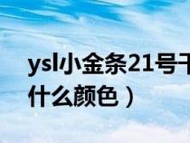 ysl小金条21号干不干（ysl小金条21号色是什么颜色）