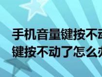 手机音量键按不动了怎么办oppo（手机音量键按不动了怎么办）