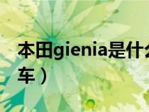 本田gienia是什么车型（GIENIA本田是什么车）