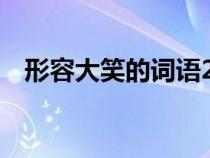 形容大笑的词语2个字（形容大笑的词语）