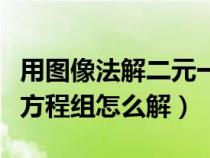 用图像法解二元一次方程组怎么解（二元一次方程组怎么解）