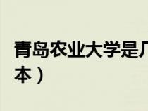 青岛农业大学是几本院校（青岛农业大学是几本）