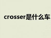 crosser是什么车（crosstour是什么车型）