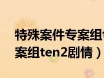 特殊案件专案组ten2剧情介绍（特殊案件专案组ten2剧情）