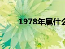 1978年属什么马（1978年属什么）