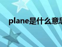 plane是什么意思（cinema是什么意思）