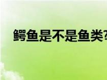 鳄鱼是不是鱼类?为什么（鳄鱼是不是鱼）